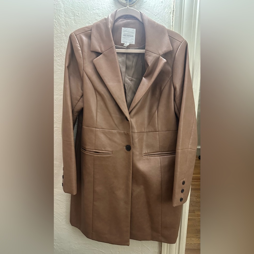 Avec Les Filles Brown Coat NWOT